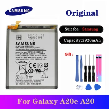 Original Baterija EB-BA202ABU Za Samsung Galaxy A20e A20 SM-A202F A202F/DS Zamenjava Telefon Verodostojno Batteria 3000mAh