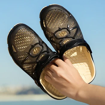 2020 Nove Moške Sandale Poletje Japonke Natikači Moški Prostem Plaži Priložnostne Čevlji Poceni Moški Sandali Vode Čevlji Sandalia Masculina