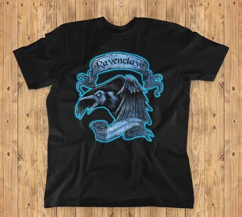 Ravenclaw Unisex T-Shirt Bradavičarka Vroče 2020 Poletje Moda za Moške Slog Tiskanja Kul Tees Majica