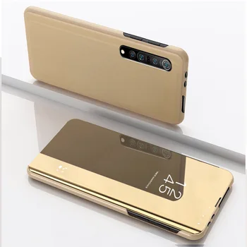 Novi Pametni Telefon Primeru Za Redmi 9AT Redmi9AT Flip Mirror Stojalo Pokrov Za Xiaomi Redmi 9AT Redmi 9A T Luksuzni Odbijača Redmi 9 NA