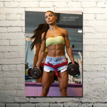 Bodybuilding Motivacijske Ponudbo Umetnosti Svile, Poster Tiskanje 13x20 cm, Telovadnica, Fitnes Soba Dekor Šport Slika 02-28