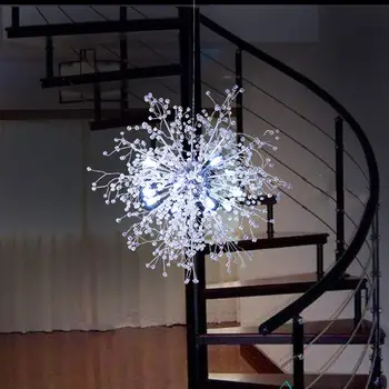 Sodobni LED Kristalni Lestenec Luč Obesek Visi Lučka Regrat Cristal Lestenec Razsvetljave za Življenje Jedilnico Soba Dekoracijo