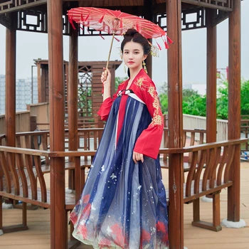 Kitajske Tradicionalne Ženske Hanfu Obleko Kitajske Pravljice Obleke Ljudskega Plesnega Oblačila Tang Dinastije, Kitajci, Antični Kostum DNV10736