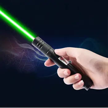 Zunanji Zeleni Laserski kazalnik Pero High Power 5mW 532nm Polnjenje prek kabla USB Prenosni Laserski kazalnik Izostritve z lasersko Svetlobo Lov, Pohodništvo Tabor