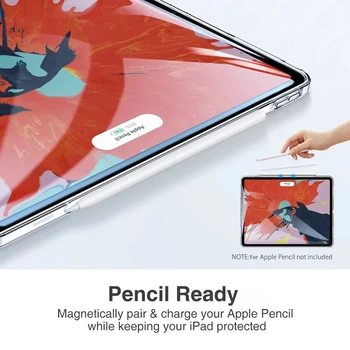 Shockproof Mehko Silikonsko ohišje za iPad Apple Pro 11 Za 12,9 2020 A2069 A2229 A2232 A2233 Prilagodljiv Odbijača Pregleden Zadnji Pokrovček
