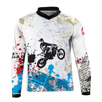 Motokros jersey Moto GP Jersey Quick Dry Spustu Kolesarska Majica za Moške MTB T-Shirt Mladi Jersey moto Otrok/Najstniki kolesarjenje