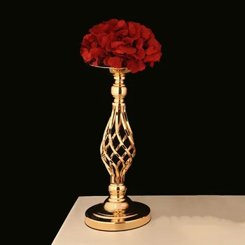 40 cm, iz Železa Umetnosti svečniki Svečnik Cvet svijećnjak Candelabra Stranka Poročno Dekoracijo Doma Dekor Vroče Prodaje