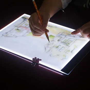 Nove Digitalne Tablet A5 Led Umetnik Tanke Umetnost Šablona Risalno Desko Svetlobe Polje Iskanje Tabela Pad Diamond Slikarstvo Dodatki