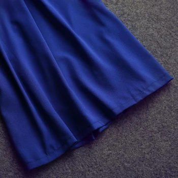 GAOKE Poletje Ženska Lady Vrhovi Priložnostne Šifon Telovnik Vrhovi Tank Solid Blue Camis Bluzo brez Rokavov Ženske Lady Obleke Poletje