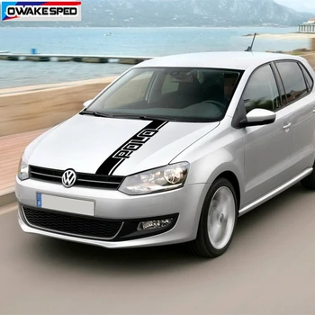Avto Kapuco Bonnet Decals Uspešnosti Limited Edition Sport Proge Za Volkswagen-POLO WRC-GTI-TSI Auto Pokrov Motorja Dekor Nalepka