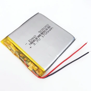 3,7 V 1700mAh 505050 LiPo Litij-Polimer Baterija za Polnjenje Za PAD GPS, PSP Vedio Igra Tablični RAČUNALNIK Power Bank E-Knjiga, 5*50*50 mm