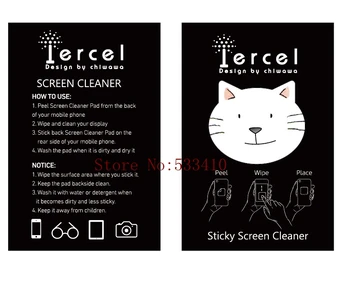 10pcs Mačka oblikovanje za mobilne naprave zaslona, ki so čistejši.Luštna mačka Čarobno čistejši.Mobilni lepljivo čistilo,Microfibra mini mobilni telefon čistilec