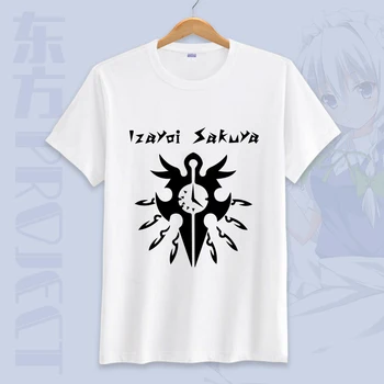 Visoko-Q Unisex Anime Cos TouHou Projekta REMILIA SCARLET FLANDRE SCARLET Bombaž Priložnostne T-Shirt Tee T Majica