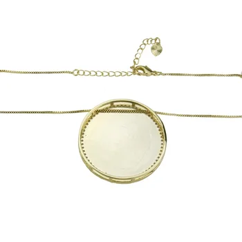 SUNSLL nova zlata, bakrena ogrlica cirkonij ogrlica krog ogrlico, obesek za ženske ogrlica verske nakit, ogrlico, obesek