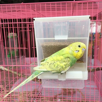 Samodejni Podajalnik Ptic Hrane Posode Za Papiga Cockatiel Kanarskih Finch