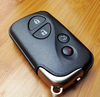 Vstop brez ključa 4 Gumbi, Pametna Kartica Ključ Lupini Primeru Za Lexus ES350 LS460 GS350 JE RX SC Z Sili Tipko Rezilo Fob Tipko Pokrov