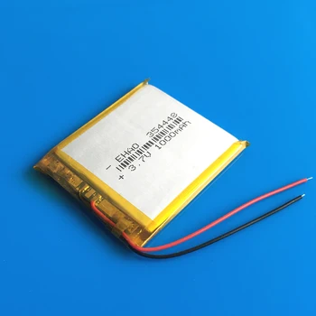 354448 3,7 V 1000mAh litij-polimer polnilne Li po baterijo zamenjajte za mp5 bluetooth GPS žični mikrofon Zvočnik ure
