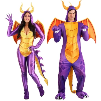 IREK Živali Stranka Kostum za Odrasle Magic Halloween Pterodactyl Dinozavra Pošasti, Cosplay Kostum