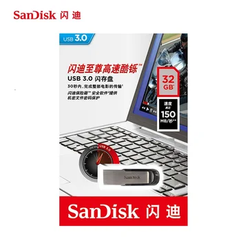 SanDisk USB ključek 16GB 32GB 64GB 128G 256G CZ73 150 MB/S USB 3,0 ULTRA VOH memoria držijo Pero Pogoni disco Flash U disco