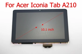 STARDE Zamenjava LCD Za Acer Iconia Tab A210 LCD-Zaslon, Zaslon na Dotik, Računalnike Skupščine 10.1