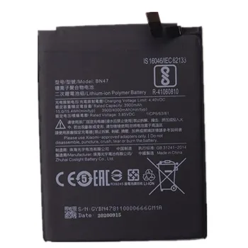 2020 Let Za Xiaomi BN47 Nadomestna Baterija 4000 mah Redmi 6 Pro / Mi A2 Lite Bateria Visoke Kakovosti Zmogljivosti Telefona, Baterije