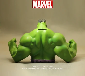 Disney Marvel Avengers Hulk 18 cm presence banka Dejanje Slika Anime Dekoracijo PVC Zbirka Figur Toy model za darilo otrok