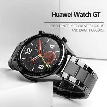 Keramični trak za Huawei watch GT 2 pro traku Samsung Prestavi S3 Obmejni pas S 3 GT2 46 22 mm 22 mm zapestnica Galaxy watch 46mm band