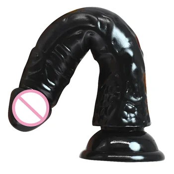 21 cm dolge Realne Jelly Penis z veliko Sesalno Pokal dildo, Vibrator big