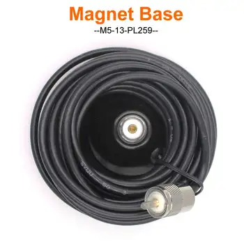 Magnet Antena Gori 5M Napajalni Kabel za Avto, Mobilni sprejemnik, Avto Antena 11,5 cm premer Magnet Anteno Avtomobila bedak