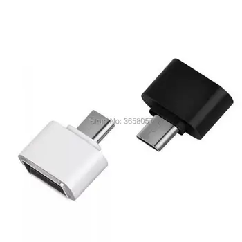 Mini Micro USB OTG USB 2.0 Mini OTG Združljiv za Samsung Android Tableta Bela črna