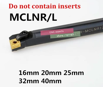 1PCS S16Q-MCLNR12 S20R-MCLNR12 S25S-MCLNR12 S32T-MCLNR12 S40T-MCLNR12 MCLNL12 16-40 mm CNC Notranji Stružni
