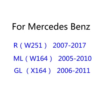 Za Mercedes Benz W251 R Razred R400 R350 R320 W164 ML X164 GL ML320 ML450 ML500 LED Avtomobilska Vrata, Svetlobni Logotip Projekcijo Duha shadow