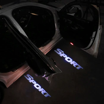 2X LED Avtomobilska Vrata, Logotip Projektor Svetlobe Pribor Za Jeep Renegade Kompas, Grand Cherokee Wrangler Jk Cherokee Xj 2016 2017