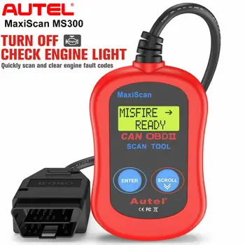 Autel MaxiScan MS300 OBD2 Scan Orodje za Diagnostiko Optičnega Ferramentas Automotivas Par Carros