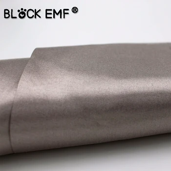 Sevanje dokaz tkanine prevodni krpo RFID zaščita materialov zavesa svetlobe, srebrna vlakna žice antimagnetic