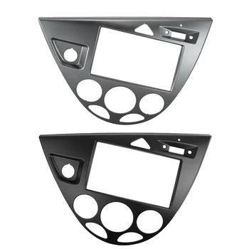 2 Din Avtomobilski Stereo sistem Fascijo Plošča Okvir DVD Plošča Ploščo Okvir za Namestitev Trim za Vgradnjo, Primerna za Ford Focus /Fiesta