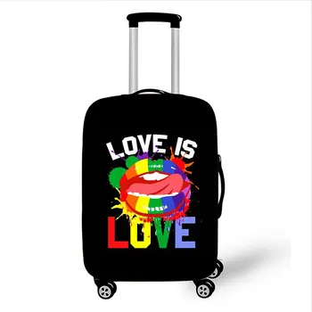 Lgbt ponos mavrica, tiskanje, shranjevanje prtljage kritje lezbijke, geji, kovček zaščitne prevleke za potovanja anti-prah vozička primeru zajema