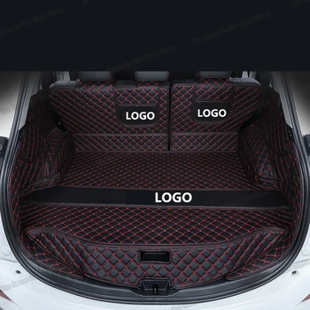 Lsrtw2017 Vlakna, Usnje Prtljažniku Avtomobila Mat za Toyota Rav4 2013 Xa40 Notranja Oprema Nalepke Preprogo Preprogo Tovora Linijske