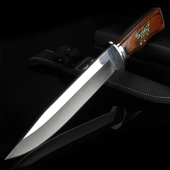XUANFENG fiksno rezilo noža visoko trdoto rezilo ročaj kampiranje, lov na prostem iz nerjavečega jekla noži z tulec