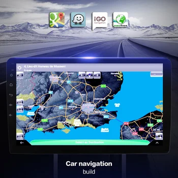 10.1 palčni zaslon na Dotik, Android 10 Navigacijski Sistem GPS Wifi Bluetooth avtoradio Za leto 2013 2016Citroen C4 C4L