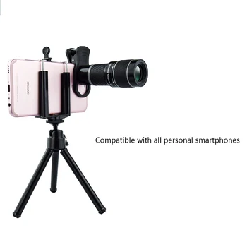 18X Teleskop Zoom Mobilni Telefon Leča za iPhone 7 Plus Samsung Pametnih telefonov Univerzalno posnetek Telefon Objektiv Kamere z nastavek za Stojalo
