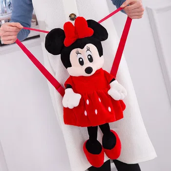 Disney mini nahrbtnik za Vrtec Mala Šola Fantje Dekleta Mickey Otroci Predšolskih Otrok ali otrok Minnie risanka plišastih Nahrbtniki