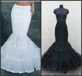Črna Morska Deklica Petticoat Za Poročne Obleke Bele Obroče Petticoat Crinoline Slip Underskirt Dekle Crinoline Poročni Dodatki