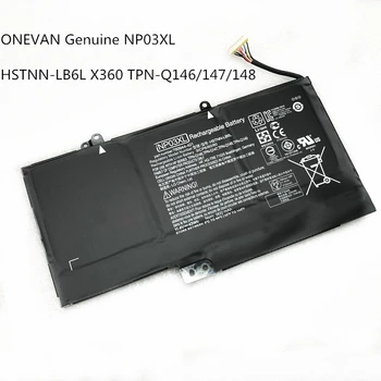 ONEVAN Resnično NP03XL baterija za HP ENVY X360 15-u060nz 15-u060nb 15-u061nz TZN-Q146 TZN-Q147 HSTNN-LB6L 760944-541