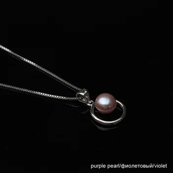 Klasična Preprosta Naravnih Sladkovodnih black pearl obesek za Žensko Poročno darilo Nakit