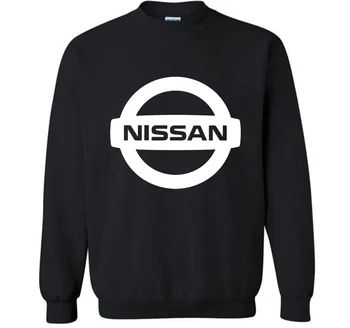 Nova Moda Bombaž Moški Puloverji s kapuco Avto Nissan Logotip Tiskanja Runo O-Vratu puloverju Sweatshirts HipHop Harajuku Ulične Moških Oblačil