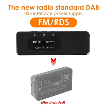 Avto DAB Digitalni Radijski Sprejemnik, USB, FM Oddajnik o Celici Adapter
