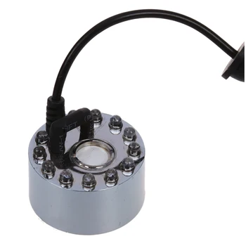 Ultrazvočno Megle Vodnjak Maker Fogger Vodnjak Megle Difuzor Vlažilnik Ribnik 12 LED Spreminjanje Noč Luč Za Stranke