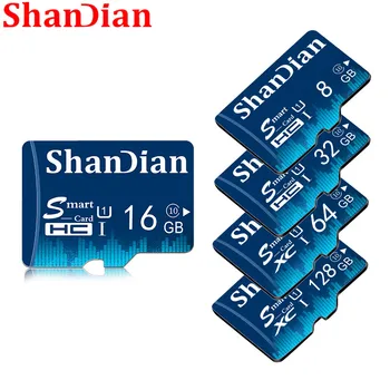 SHANDIAN Pomnilniško Kartico EVO 32 G 95MB/S MicroSD, SDHC 64GB 8GB 16GB 4K Micro SD TF