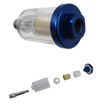 1/4 linearna oljni separator vode filter komplet z manometrom za kompresor spray pištolo orodje